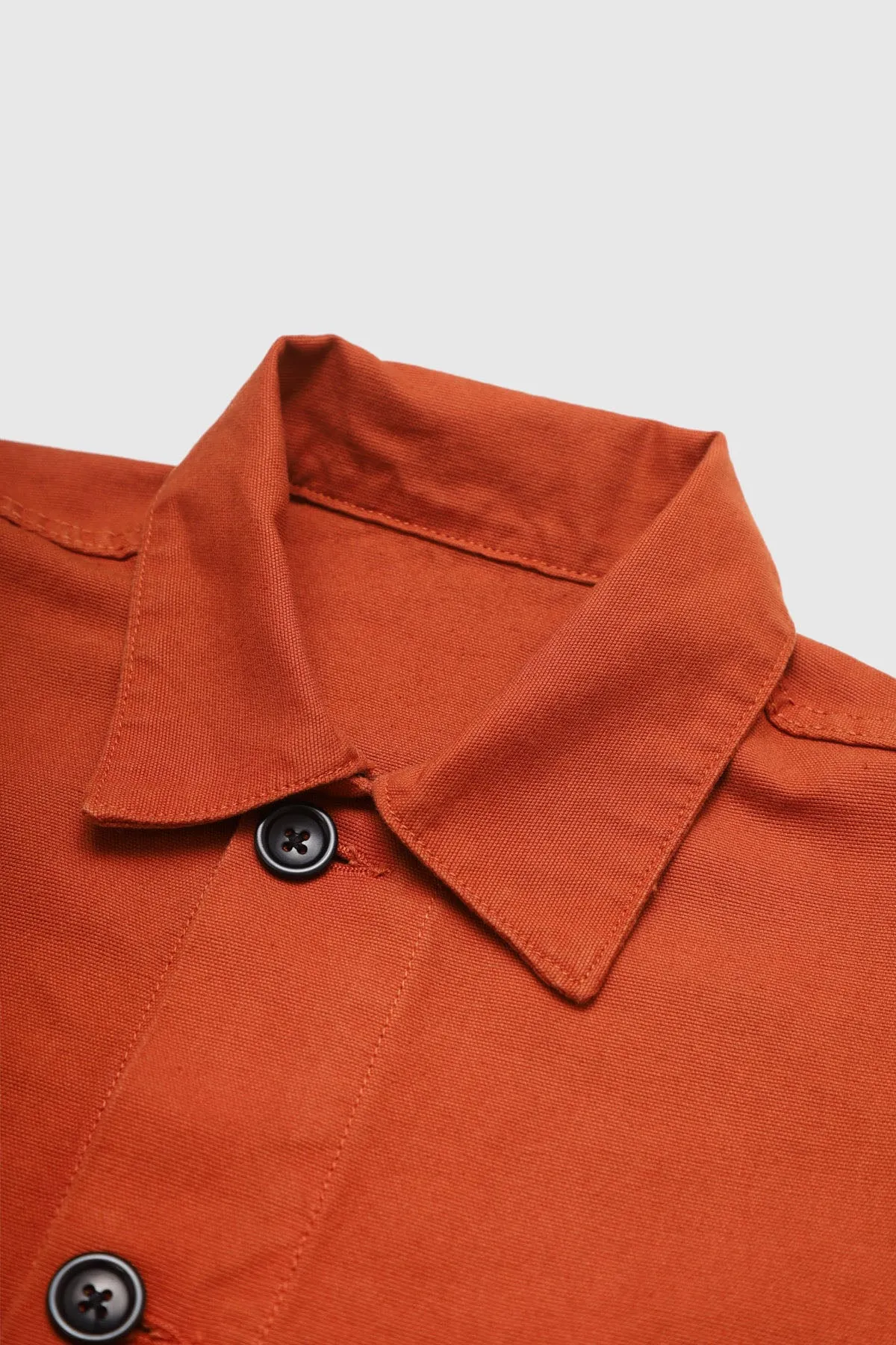 Canvas Coverall Jacket - Terracotta