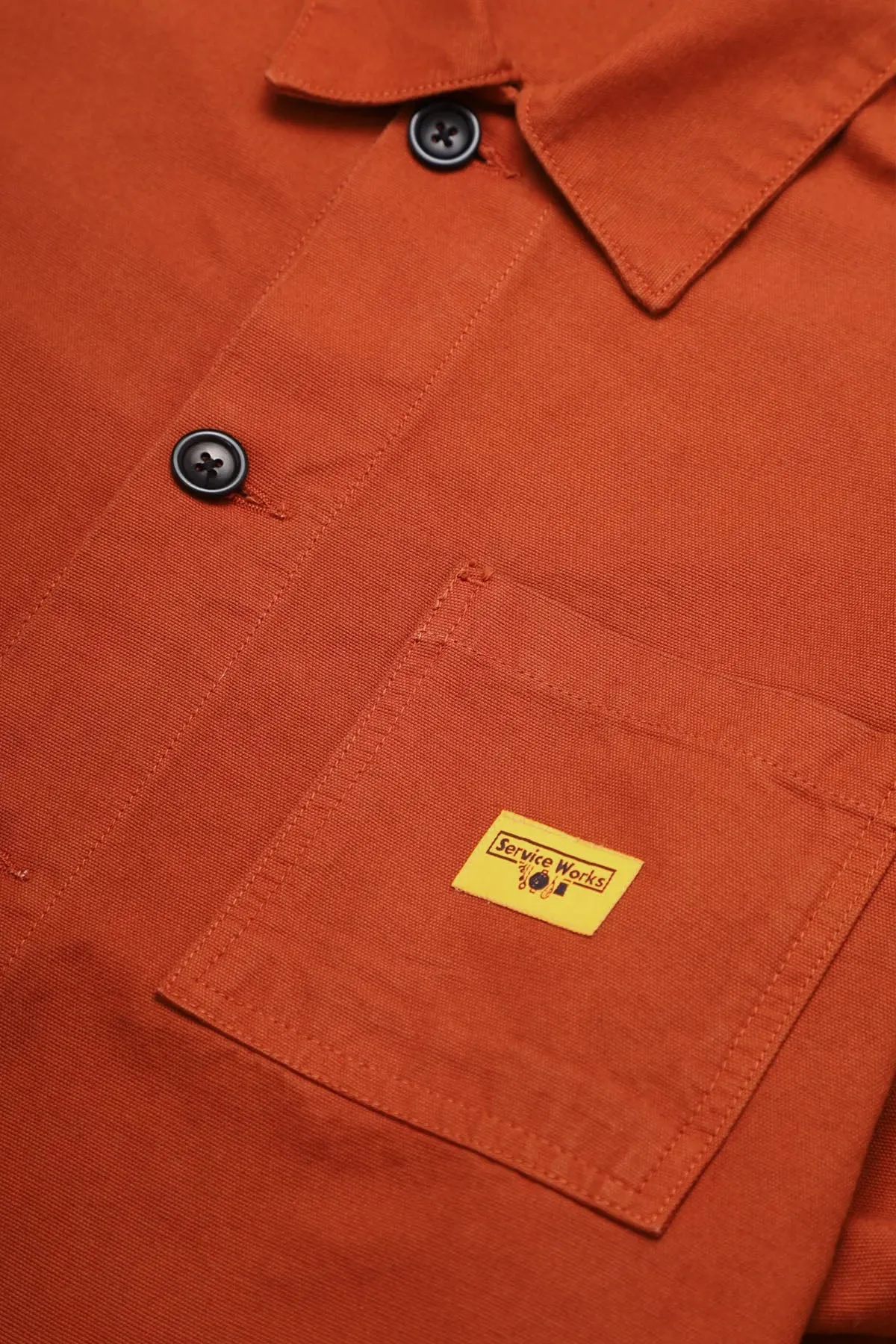 Canvas Coverall Jacket - Terracotta