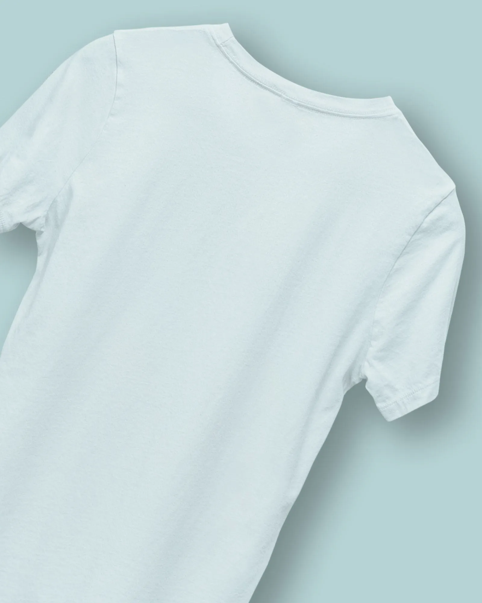 Half Sleeves Crew Neck: Celeste
