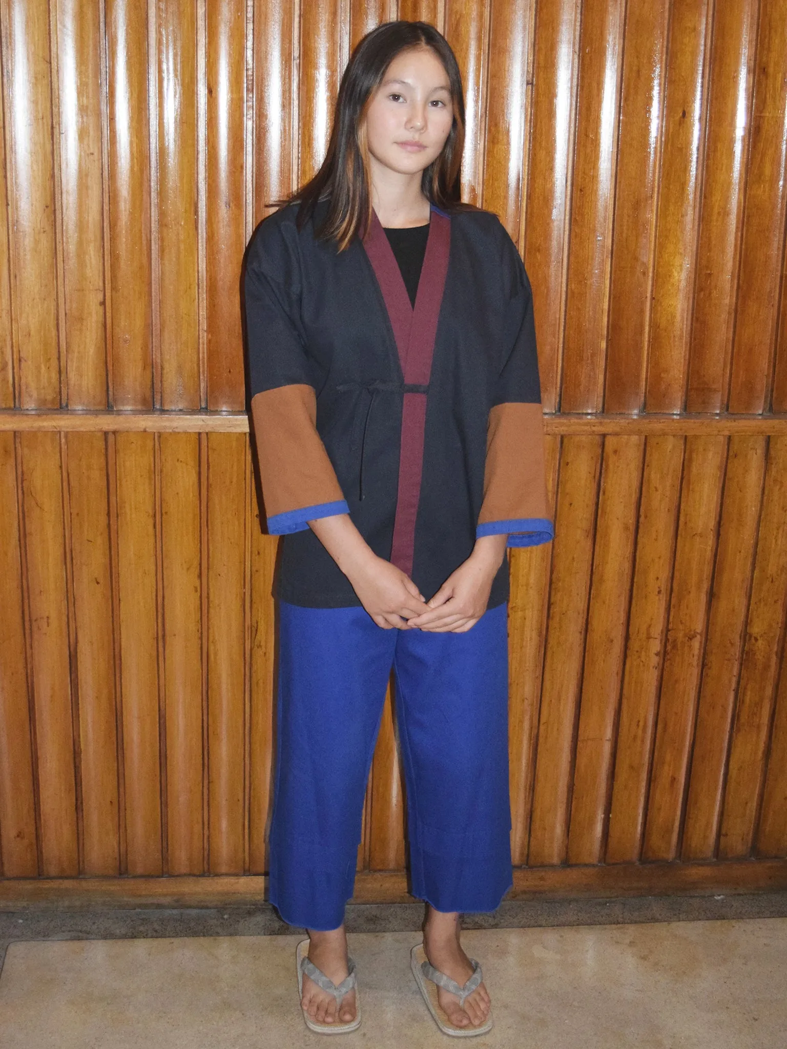 Kendo jacket, patched