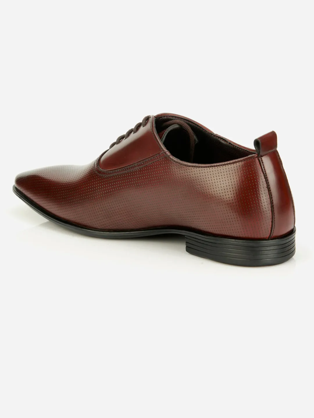 Men's Wine Texture Finish Lace Up Formal (IX2031)