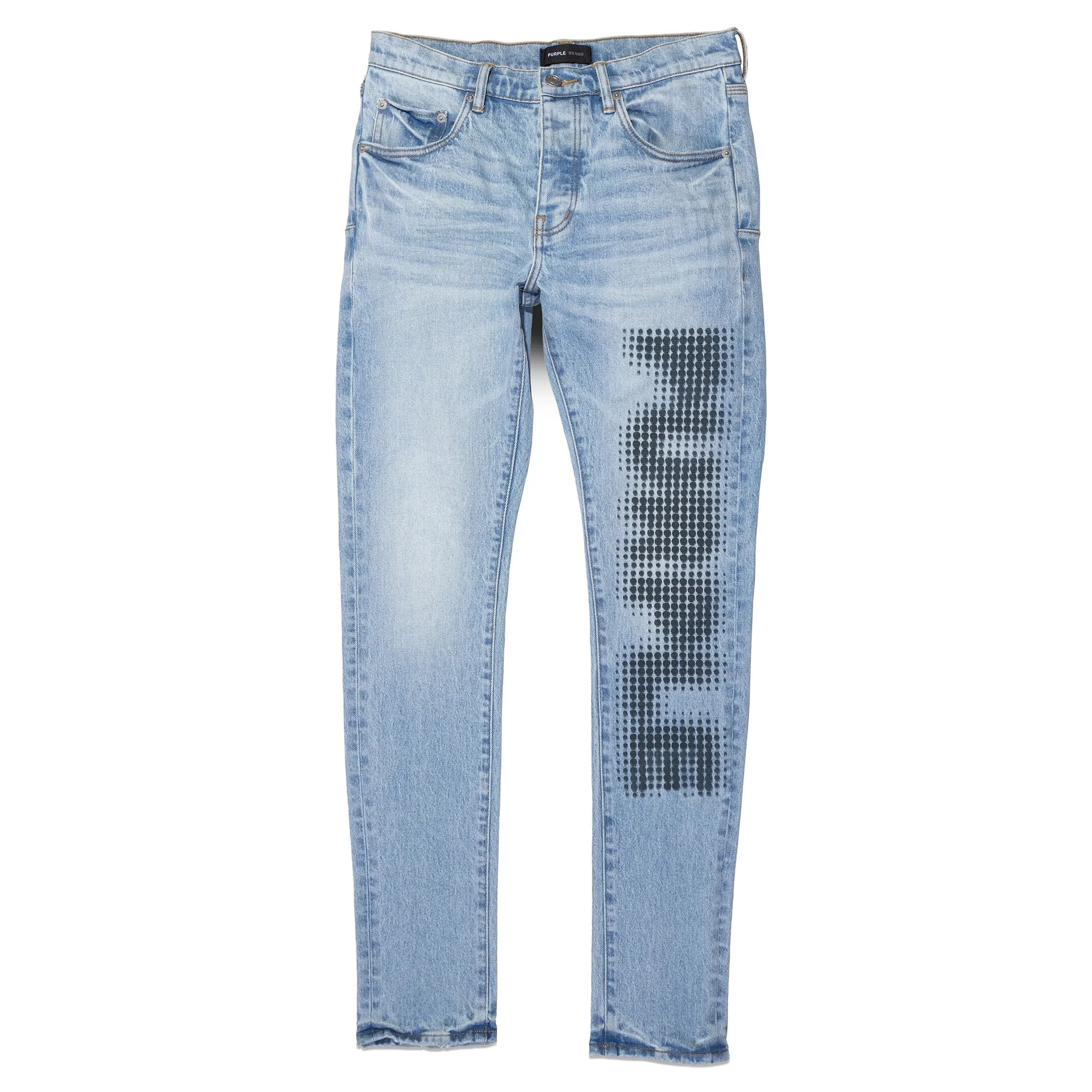 Purple Brand P001 Halftone Wordmark Jean