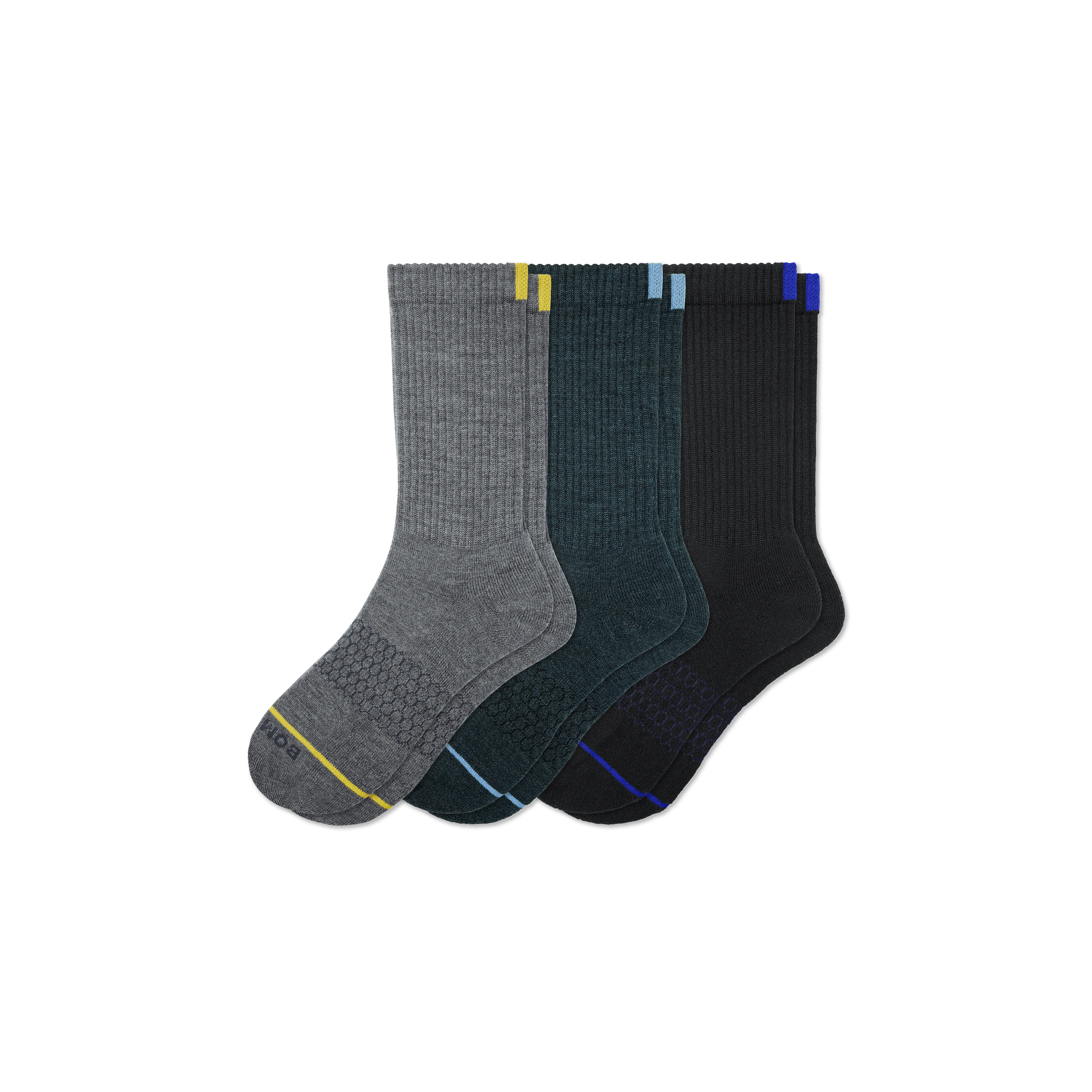 Women's Merino Cashmere Blend Calf Sock 3-Pack